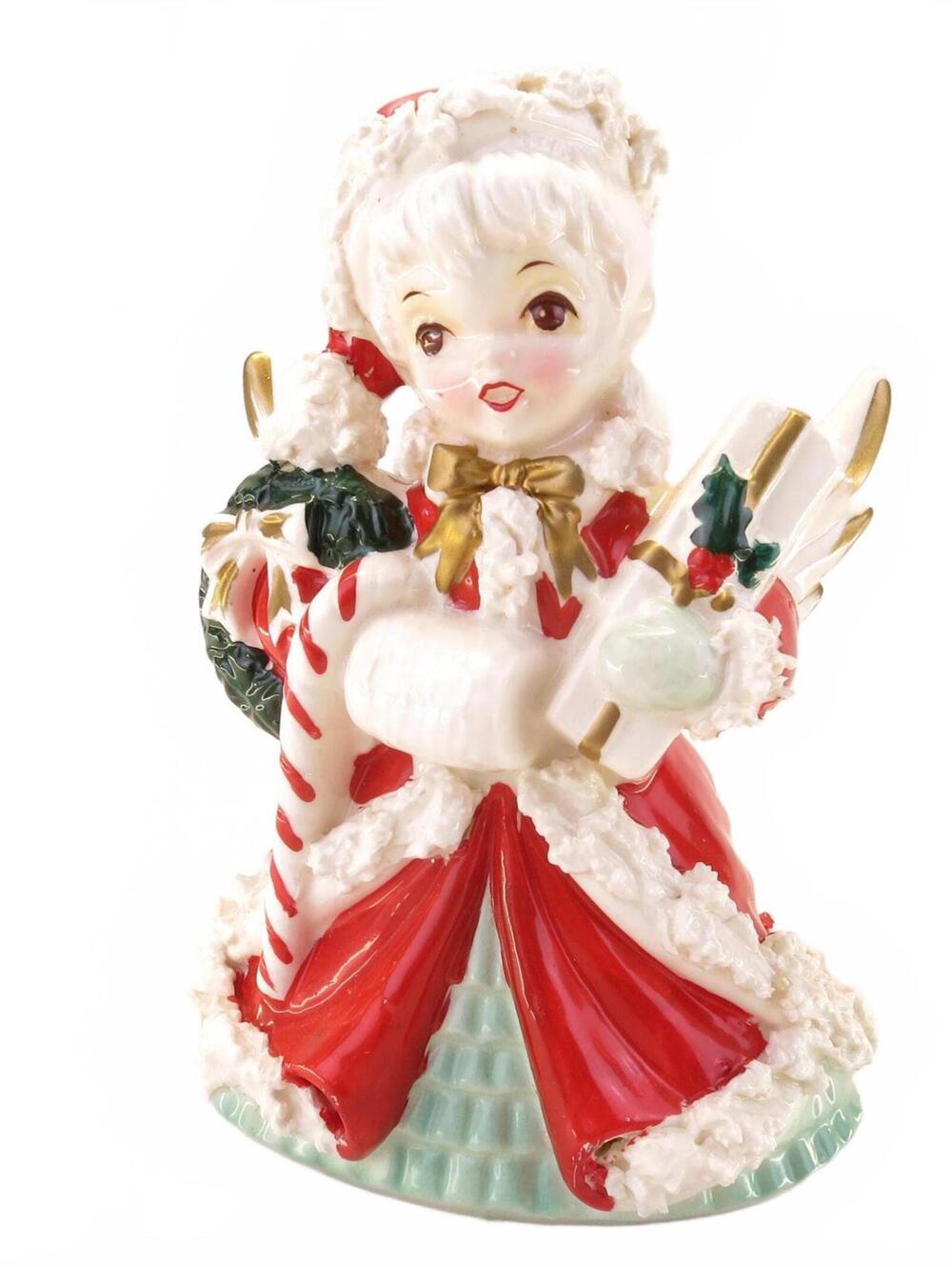 Fabulous Vintage 1956 Napco Spaghetti Angel Planter S1703